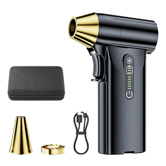 Ventilador, ventilador de techo, ventilador de escritorio, ventilador portátil Kit de ventilador turbo portátil de mano Soplador de polvo para automóvil y exterior con motor sin escobillas de alta vel