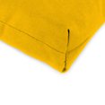 thumbnail image 3 of Jordan Manufacturing Sunbrella 44" x 22" Canvas Sunflower Yellow Solid Rectangular Outdoor Chair Cushion with Ties and Hanger Loop, 3 of 10