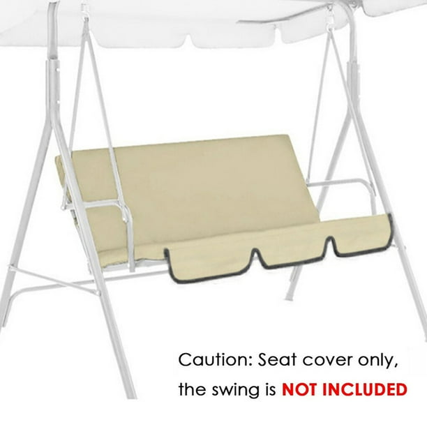 Wosthever Funda impermeable para columpio, funda para asiento de jardín al aire libre, cojín Jardín y Patio Beige