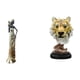 thumbnail image 1 of Escultura de mujer tribal africana con cabeza de tigre, estatua de animal moderna, ligera y decorativa, para el hogar, entrada de hoteles y sala de es, 1 of 8
