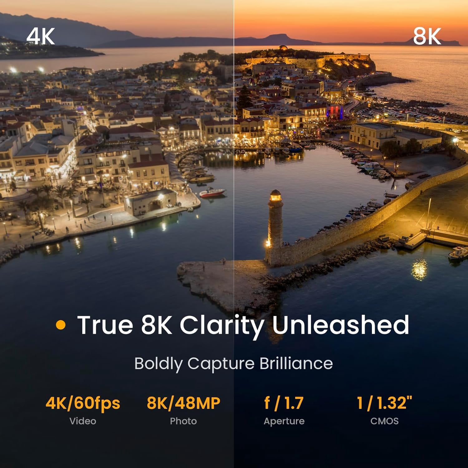 Skyrover X1/Mini Pro Drone with Camera for Adults, 8K Photo, 60fps Video HDR, 50000ft Transmission, 360° Obstacle Sensor/Smart AI Tracking/Night Mode, GPS Drone for Expert