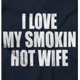 thumbnail image 2 of Love My Smokin Hot Wife Funny Spouse Zip Hoodie Sweatshirt Men Brisco Brands M, 2 of 6