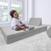 Imaginarium Kids Play Couch, Light Gray