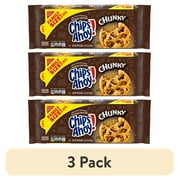(3 pack) CHIPS AHOY! Chunky Chocolate Chip Cookies, Family Size, 18 oz