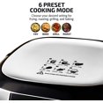 thumbnail image 5 of Compact Air Fryer 3.2 Quart Digital LED Touch Screen Auto Shutoff Non-Stick Basket Healthy Oilless Cooking White FAD61302W, 5 of 8