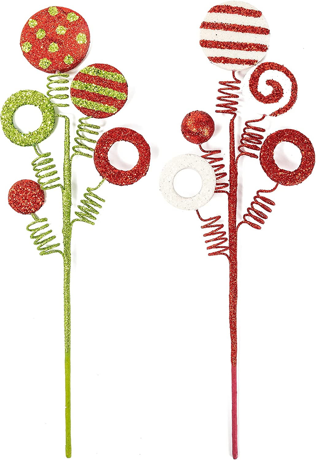 Christmas Tree Picks, Xmas Candy and Lollipop Pick for Holiday