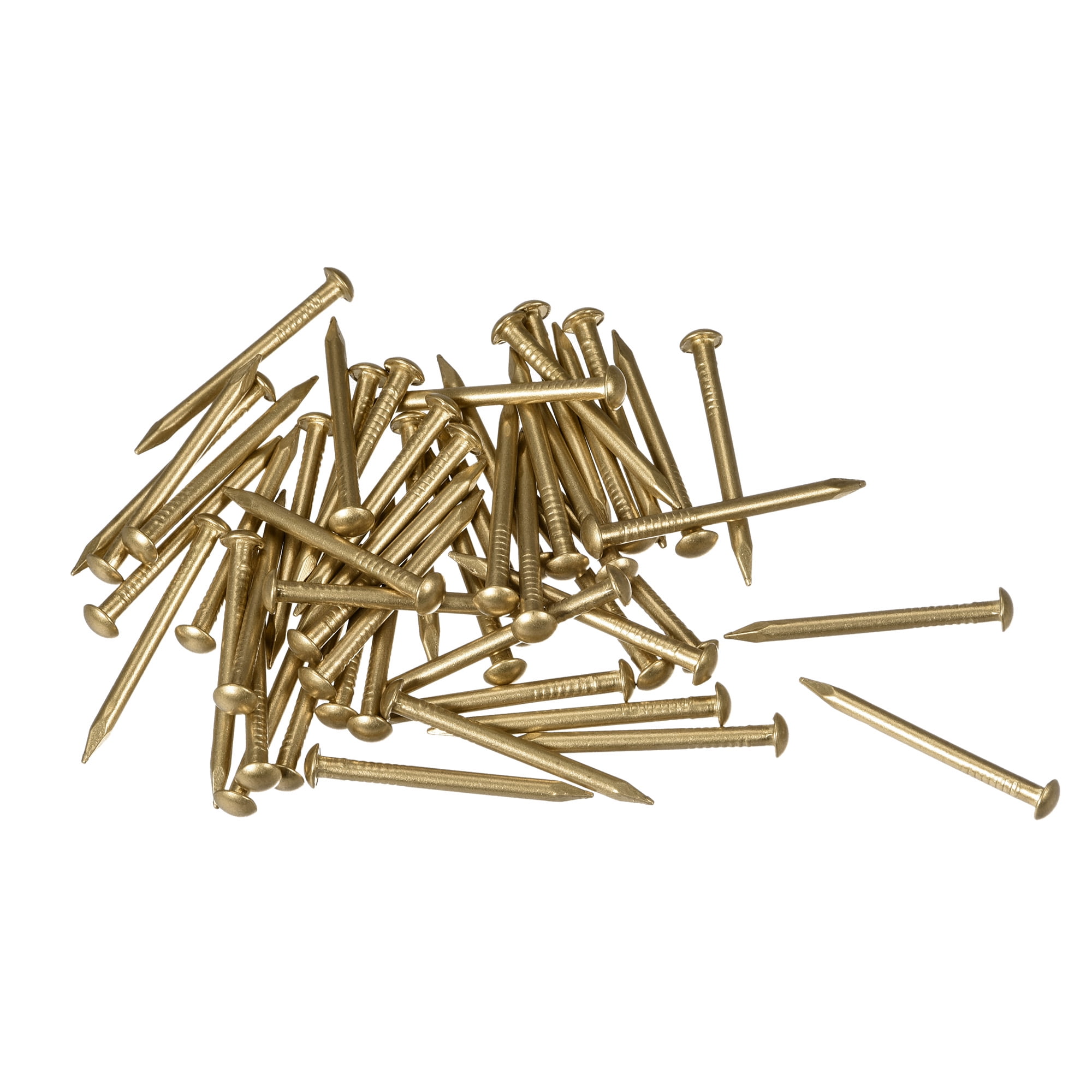 Small Tiny Brass Nails 2x25mm for DIY Decorative Pictures Wooden Boxes