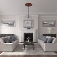 thumbnail image 5 of 31"OD x 1 1/2"P Durham Ceiling Medallion (Fits Canopies up to 4 1/4"), Hand-Painted Firebrick, 5 of 6