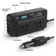 thumbnail image 4 of Inversor De Corriente Portátil Para Auto De 200w 12v A 110v Negro, 4 of 5