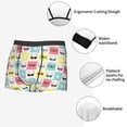 thumbnail image 3 of Fotbe Cute French Bulldog Calzoncillos Tipo Boxer con Bolsa de Soporte Total para Hombre, X-Temp Fresco, Transpirable y de Secado Rápido-Medium, 3 of 5