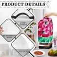 thumbnail image 4 of HELLHERO Pink Geo Tile Art Easy to Clean Kitchen Blender Dust Covers for Kitchen Use Polyester, Durable, Handle, 4 of 6