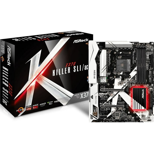 ASRock X370 Killer SLI/ac AM4 AMD Promontory X370 SATA 6Gb/s USB 3.0