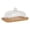 Base en Bambou, variante sur predolo Présentoir à Gâteau pour Pain et Toast, Cadeau de Pendaison de Crémaillère, Base Robuste en Bambou pour Beurre Frais