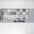 thumbnail image 3 of Retro pattern ceramic tile stickers kitchen bathroom simulation brick self-adhesive wall stickers, 3 of 5