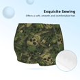 thumbnail image 2 of Pofeuu Green Camouflage Skull Print Soft Cotton Girls Boyshort panties Toddler Underwear-Medium, 2 of 5