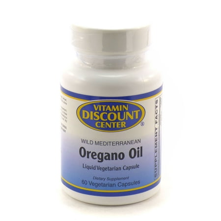 Oregano Oil Wild Mediterranean - 60 Vegetarian (Best Oregano Oil Capsules)
