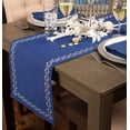 thumbnail image 3 of Table Runner DII Hanukkah Festival of Lights Star of David, 3 of 8