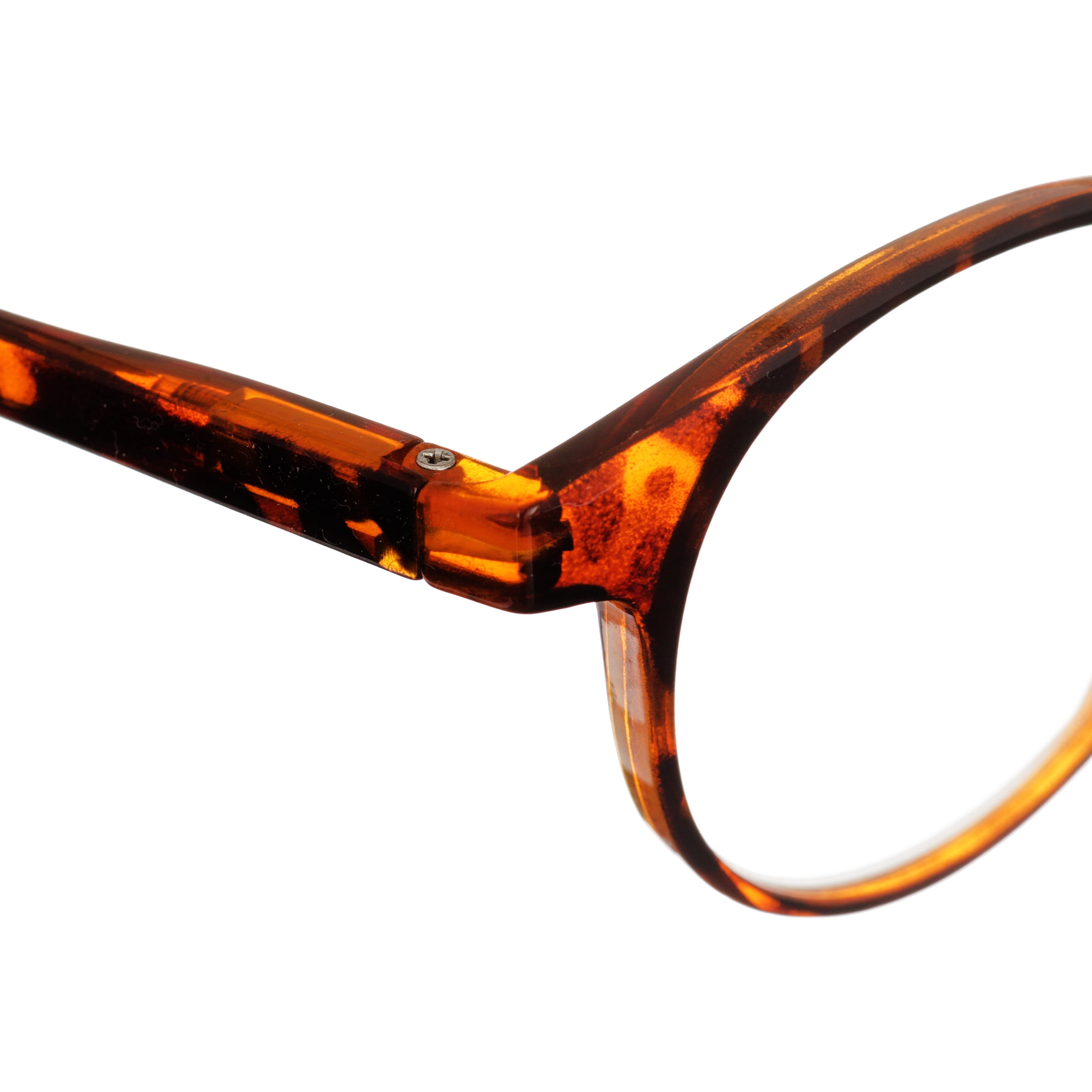(2 pack) EV1 Pearl Tortoise +2.00 Reading Glasses with Case
