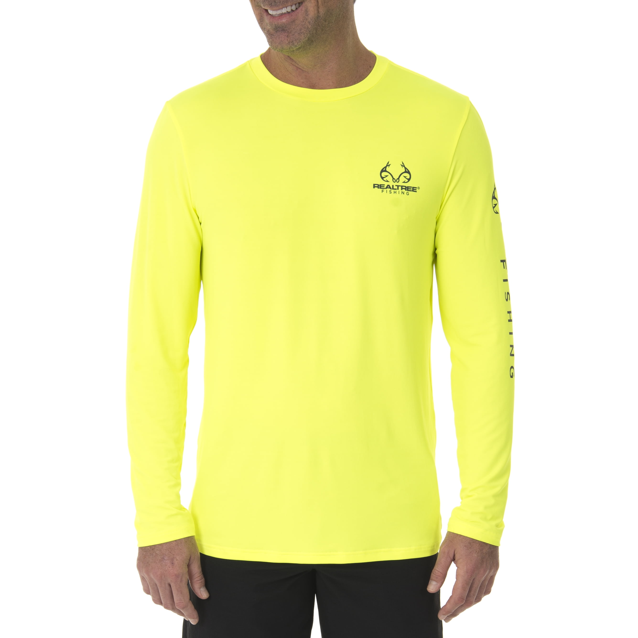Realtree Fish Men's Long Sleeve Performance Tee by INTRADECO