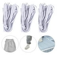 thumbnail image 2 of 3 sacs 0.6cm 10m/32.8ft matériau en fibre de polypropylène bricolage projet d'artisanat cordon élastique corde élastique facile à utiliser pour les vêtements manchette pantalon vêtements de(white), 2 of 9