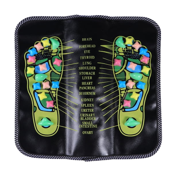 Esterilla de masaje de pies Walk Stone con acupresión para relajar la presión y aliviar el dolor muscular - 35 x 35 cm