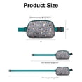 thumbnail image 2 of Sac Banane Imprimé Chien Artistique – Design Mignon Chiot et Empreinte de Patte – Sac Banane Imperméable et Ajustable pour Activités Extérieures, Course et Voyages, 2 of 4