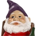 thumbnail image 3 of Statue de Nain de Jardin, Décorations Extérieures Peintes à la Main, Cadeaux Parfaits pour Famille et Amis, Figurine en Résine Résistante aux Intempéries, Design Accrocheur, 3 of 5