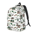 thumbnail image 5 of Defioc Camping Caravan 2 for Canvas Backpack,Travel Rucksack Unisex Knapsack Laptop Backpack for Work & College -Small, 5 of 7