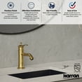 thumbnail image 7 of Karran Usa KBF470BG Vineyard 1.2 GPM Single Hole Bathroom Faucet - Gold, 7 of 7