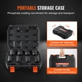 thumbnail image 5 of VEVOR Axle Nut Impact Socket Set, 1/2" Drive Deep 6-Point 8-Piece SAE Spindle Nut Socket Set, CR-MO Heat Treated Large Socket Set with Storage Case, for Auto Repair, Removing or Installing Axle Nuts, 5 of 7