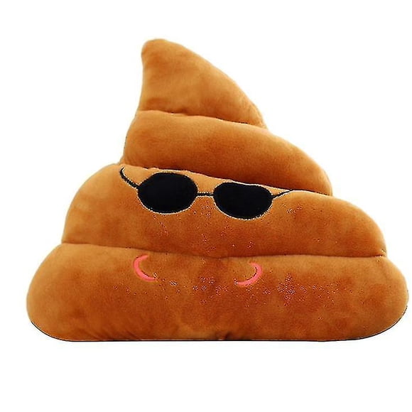 XICEN , Nouveau Coussin en Peluche Douce Fake Poo Emojis pour Enfants-1