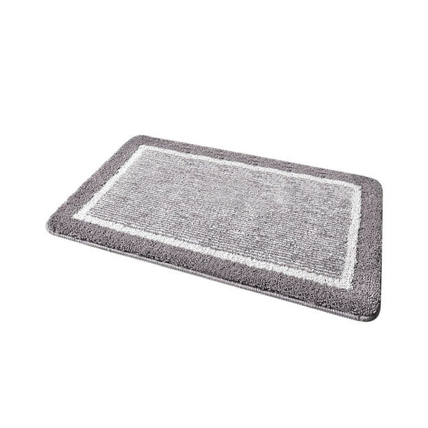 Yhmxh Decoración del baño Alfombras de baño de microfibra suave y absorbente, antideslizantes, lavables a máquina, para suelo, bañera y ducha. Gabinete de almacenamiento de baño Accesorios de baño