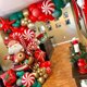 thumbnail image 2 of Arco de globos de Navidad, caja roja, verde, dorado, caramelo, guirnalda, cono, explosión, estrella, globos de aluminio, decoración de fiesta de Navidad de Año Nuevo, 2 of 4