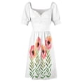 thumbnail image 4 of Watercolor Flower Sleeveless Dress wedding dresses for parties beach dresses, 4 of 6