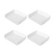 thumbnail image 4 of Bandeja de papel de carta de 4 piezas, organizador y organizador de almacenamiento, estante clasificador de papel para oficina Blanco Horizontal, 4 of 9
