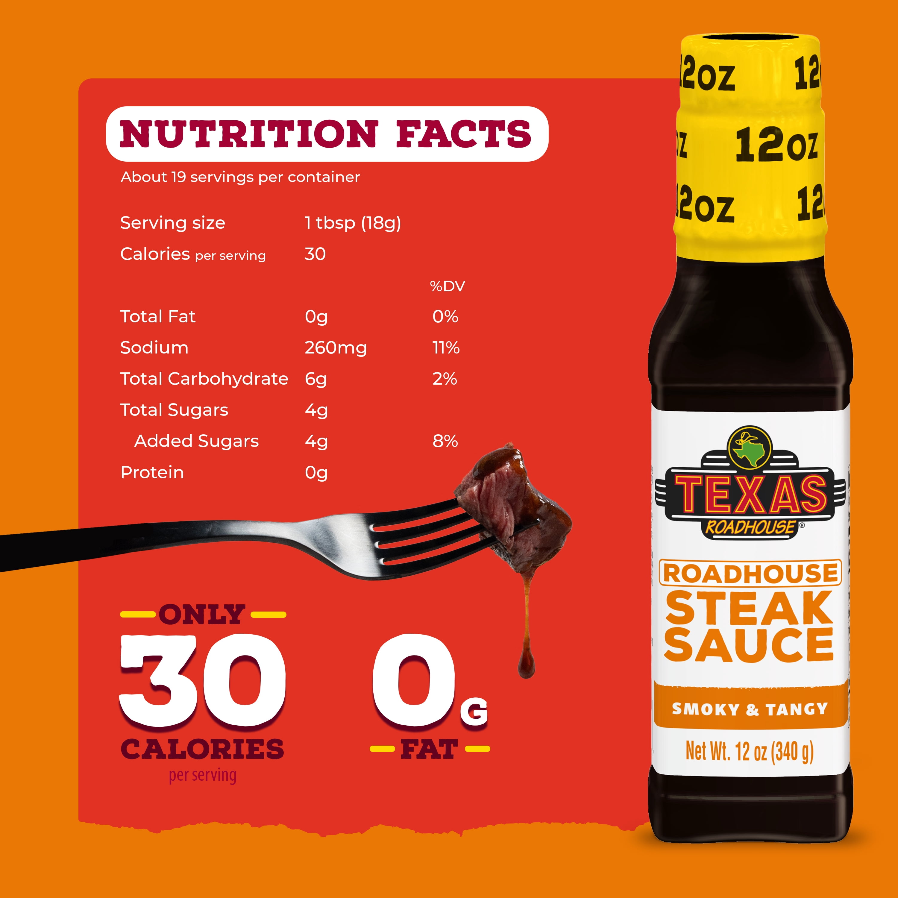 Texas Roadhouse Gold Sauce, 12 oz.