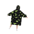 thumbnail image 4 of Komoo Adult Kids Oversized Wearable Blanket Hoodie Cartoon Plush Cozy Hooded Blanket Giant Blanket Hoodie, 4 of 5