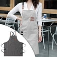 thumbnail image 4 of Delantal de profesion con bolsillos Arte ajustable Heavy Duty para Kitchen Garden Mujeres y hombres Crafting , gris Macarena Delantal de lona, 4 of 8