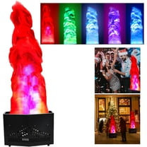 RGB Fake Fire Flame Light with 36 LED Light 6ft Artificial Simulated Flames Lamp Atmosphere Effect for Decor Christmas DJ Party Stage Lighting Nightclub Campfire Party Special Holiday