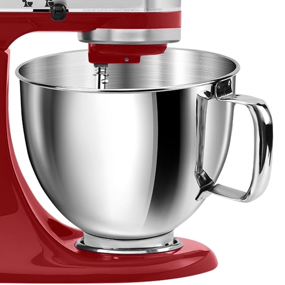 Uscover 5QT Stainless Steel Mixer Bowl with Handle for KitchenAid 4.5/5QT Tilt-Head Stand Mixer, Dishwasher Safe