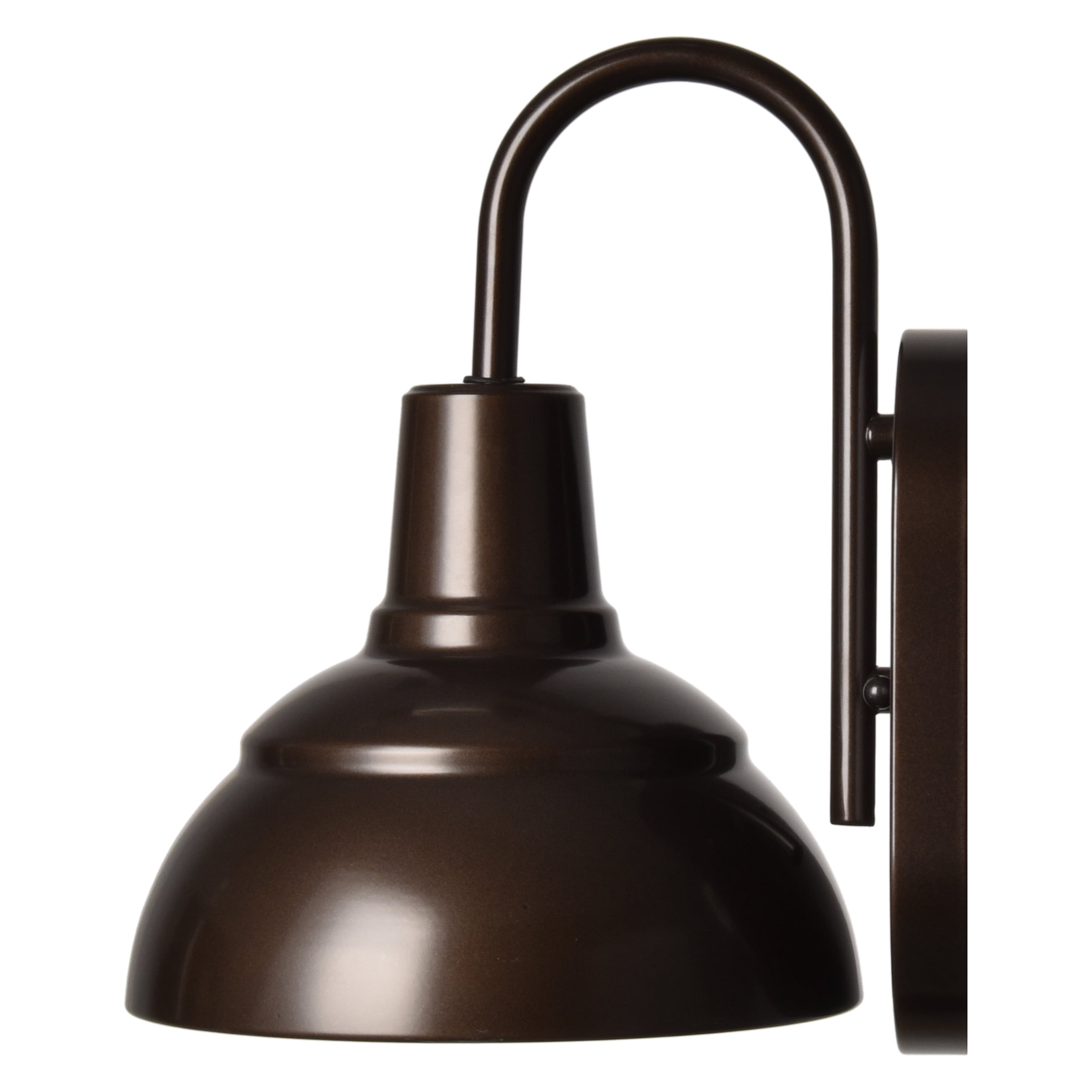 (2 pack) Better Homes & Gardens 11" Farmhouse Indoor Wall Sconce Light, Bronze Finishes, Bulb Not Included