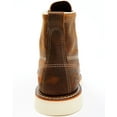 thumbnail image 5 of Thorogood Mens American Heritage Wedges 6in Moc Toe Crazyhorse Leather, Brown, 9, 5 of 7