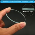 thumbnail image 4 of Unique Bargains 2.5'x0.12' Dia Flashlight Glass Lens, 2 Pcs Polished Edge Glass Lens, Transparent, 4 of 5
