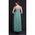 thumbnail image 2 of Bimba Floral Printed Adjustable Spaghetti Strap Long Maxi Dress Summer Beachwear-X-Small, 2 of 6