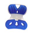 thumbnail image 3 of Lower Back Support Chair Posture Corrector for Floor Seat correction seat pads back Kids Learning Blue, 3 of 9