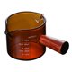 thumbnail image 1 of Glass Milk Jar Wooden Handle Coffee Container Milk Cup Milk Container with Scale, 1 of 4