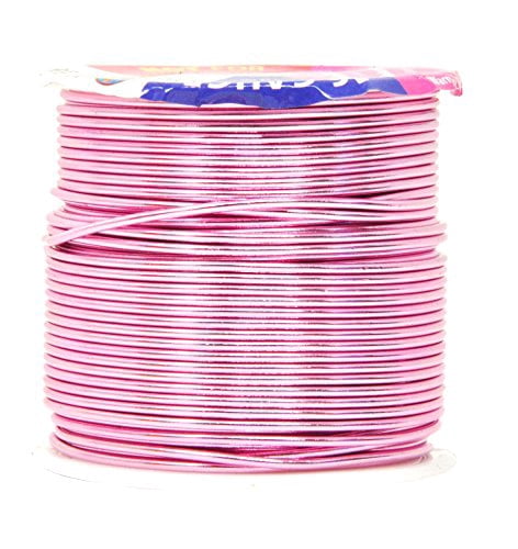 Mandala Crafts Anodized Aluminum Wire for Sculpting, Armature, Jewelry Making, Gem Metal Wrap, Garden, Colored and Soft, Assorted 6 Rolls (16 Gauge, Comb 10)