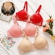 thumbnail image 2 of Sujetador sin aros para mujer, cierre frontal, encaje, push up, transpirable, γ γ~ P5R7, 2 of 7