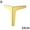 10cm yellow, variant on SharkTRUE Legs, 10/13/15cm Metal Cabinet Legs Sofa Legs,Triangle Legs, Replacement Cabinet For Sofa Legs, Leg