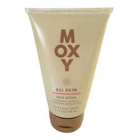 Bath and Body Works Moxy All Skin Face Scrub with Pineapple Extract + Crushed Apricot Pits (4 FL OZ / 118 mL)